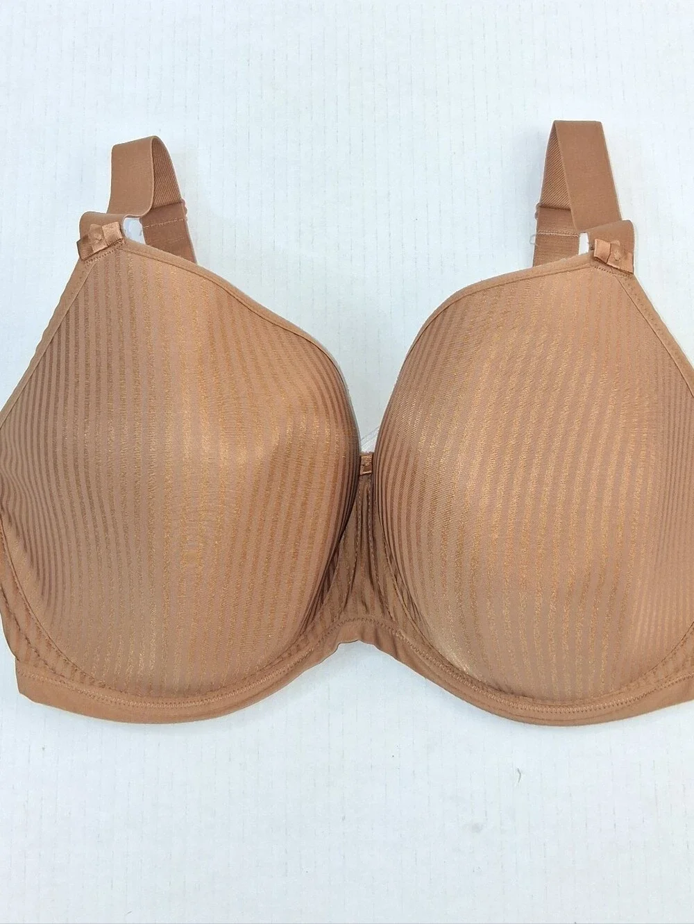 Freya Tan Brown Stripe Underwire Full Coverage Bra 34I